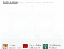 Tablet Screenshot of liturgiacea.org